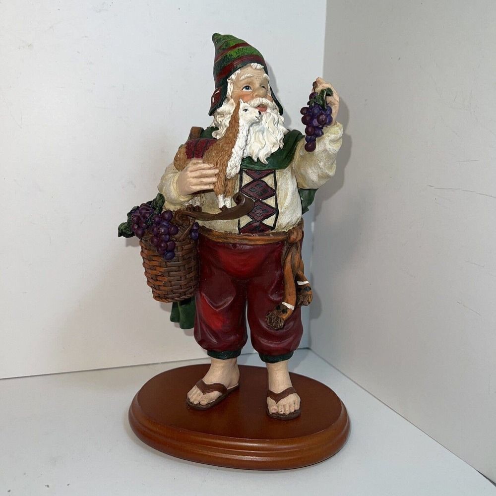 Dillard's Trimmings "Hand painted Russian Santa Ceramic Figurine